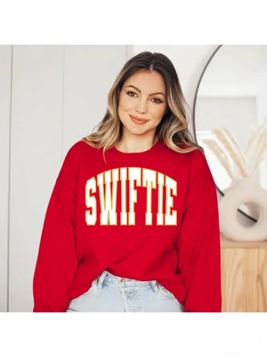 Red & White Swiftie Crewneck Sweatshirt
