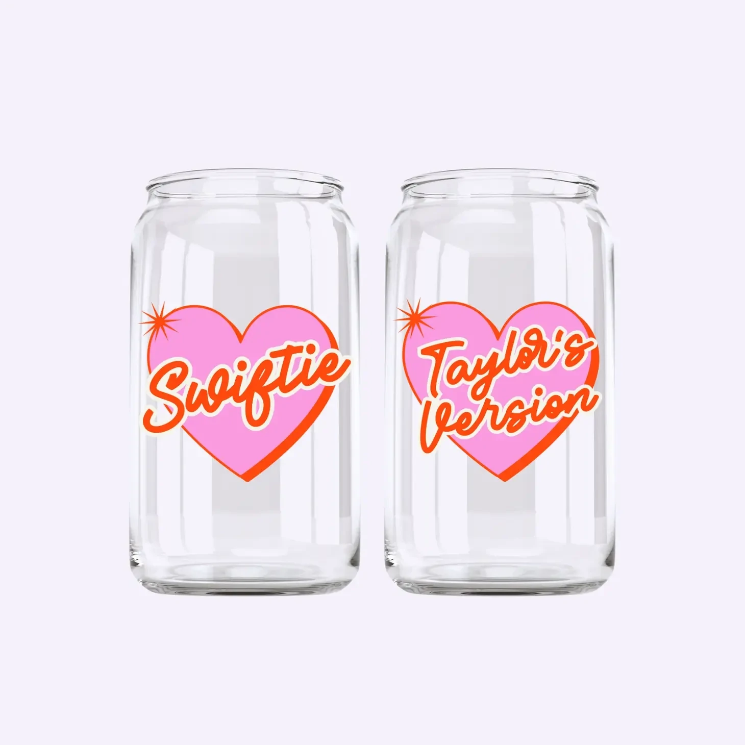 20 oz Taylor's Version Heart Glass