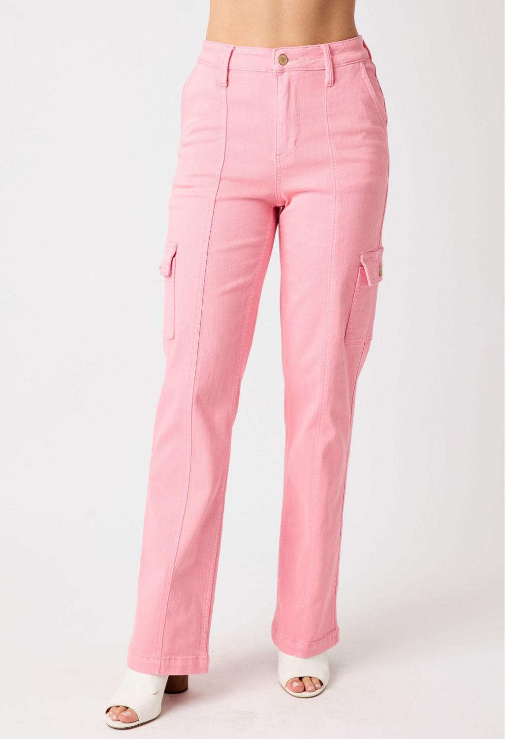 Judy Blue Pink High Waist Cargo Pants