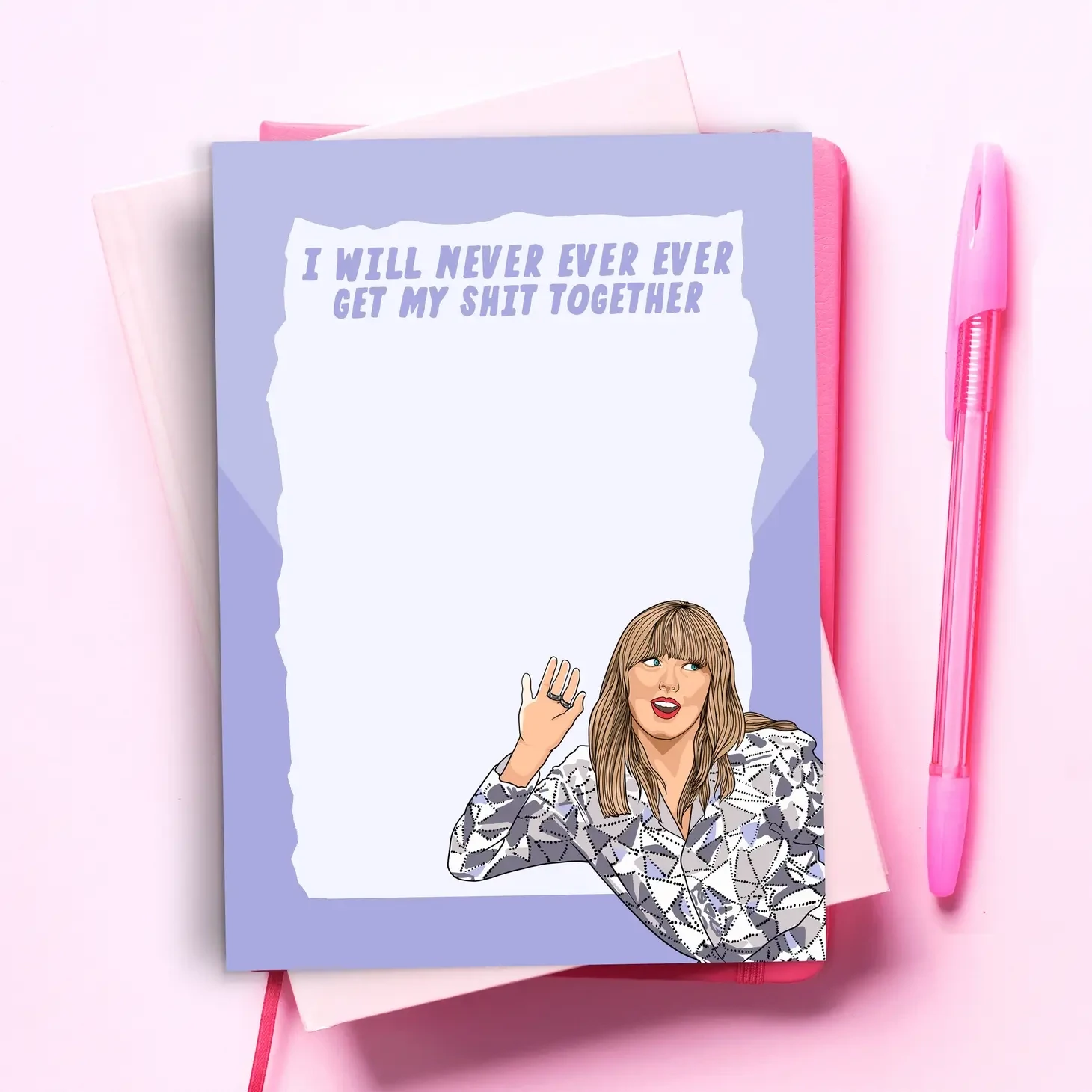 Swiftie Never Ever Funny Notepad 