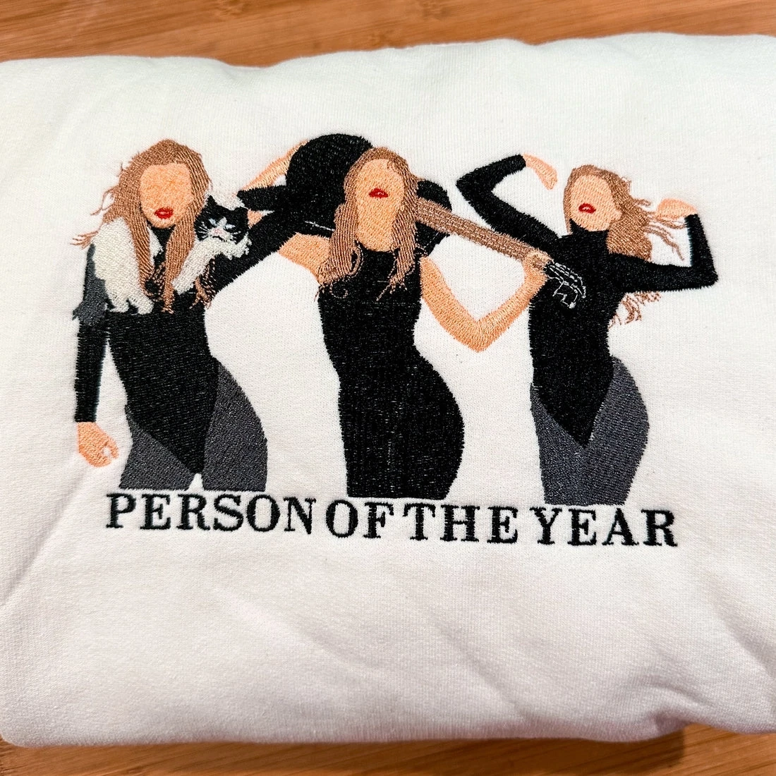 Person of the Year Embroidered Crewneck Sweatshirt