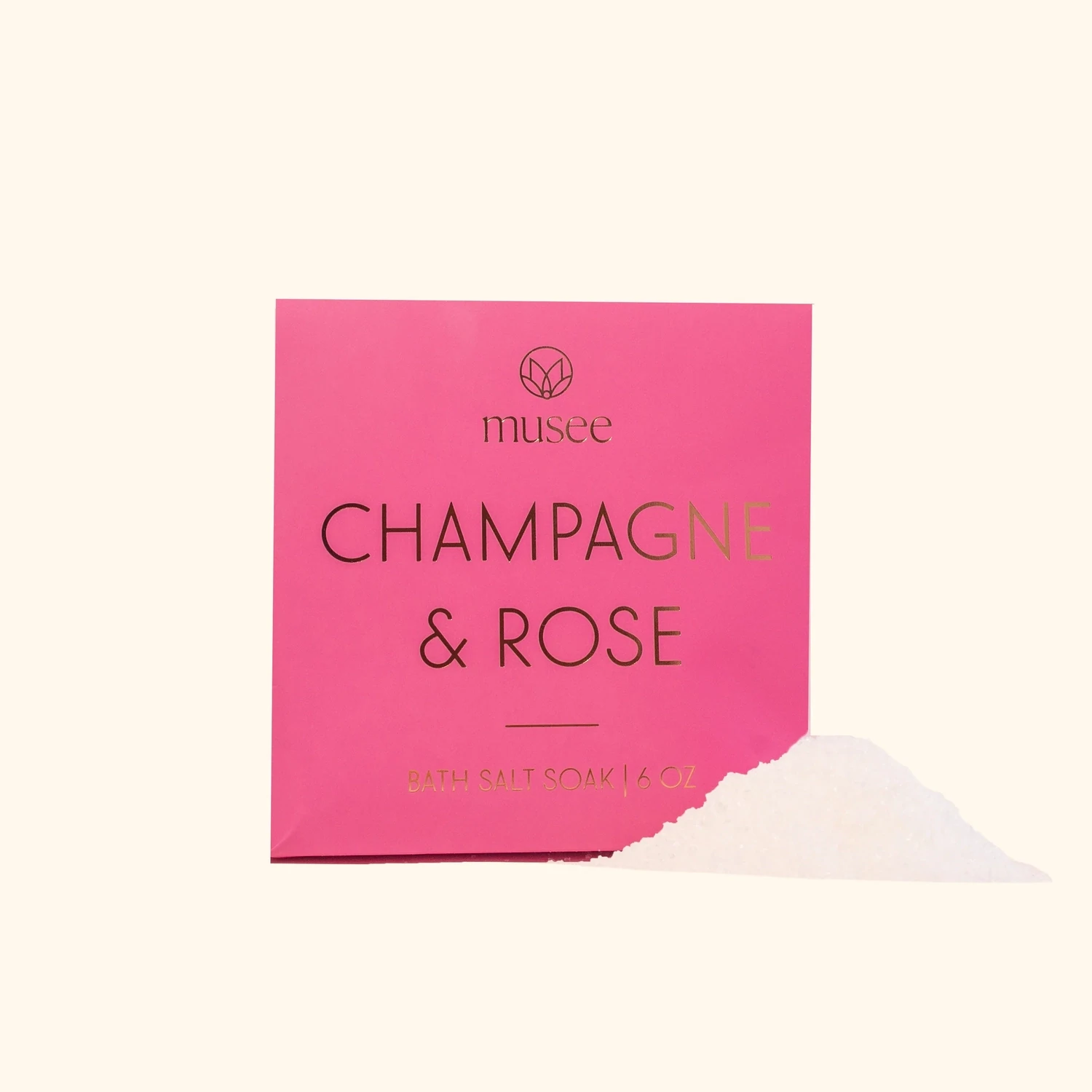 Musee Champagne and Rose Mini Salt Soak
