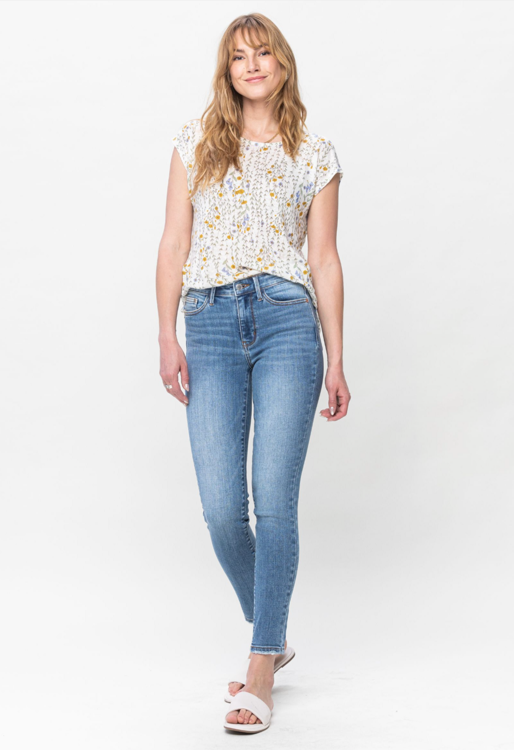 Judy Blue Mid Rise Vintage Skinny