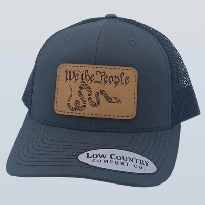 RT We The People Patch Char/Blk Hat