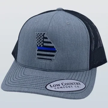 RT GA Blue Line Hthr/Blk Hat