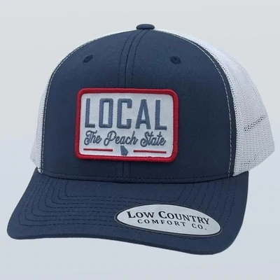 RT GA Local Patch Nvy/Wht Hat