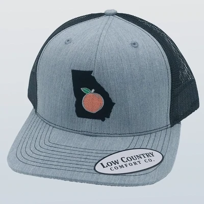 RT GA Peach Hthr/Blk Hat