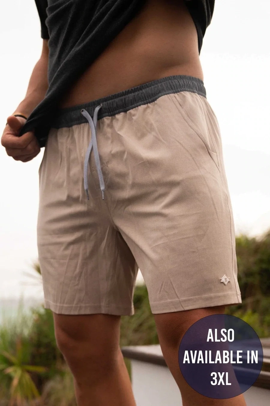 Burlebo Athletic Shorts - Kahki - Driftwood
