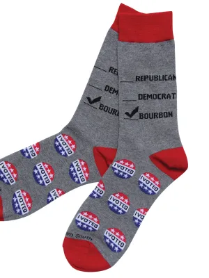 Vote For Bourbon Socks