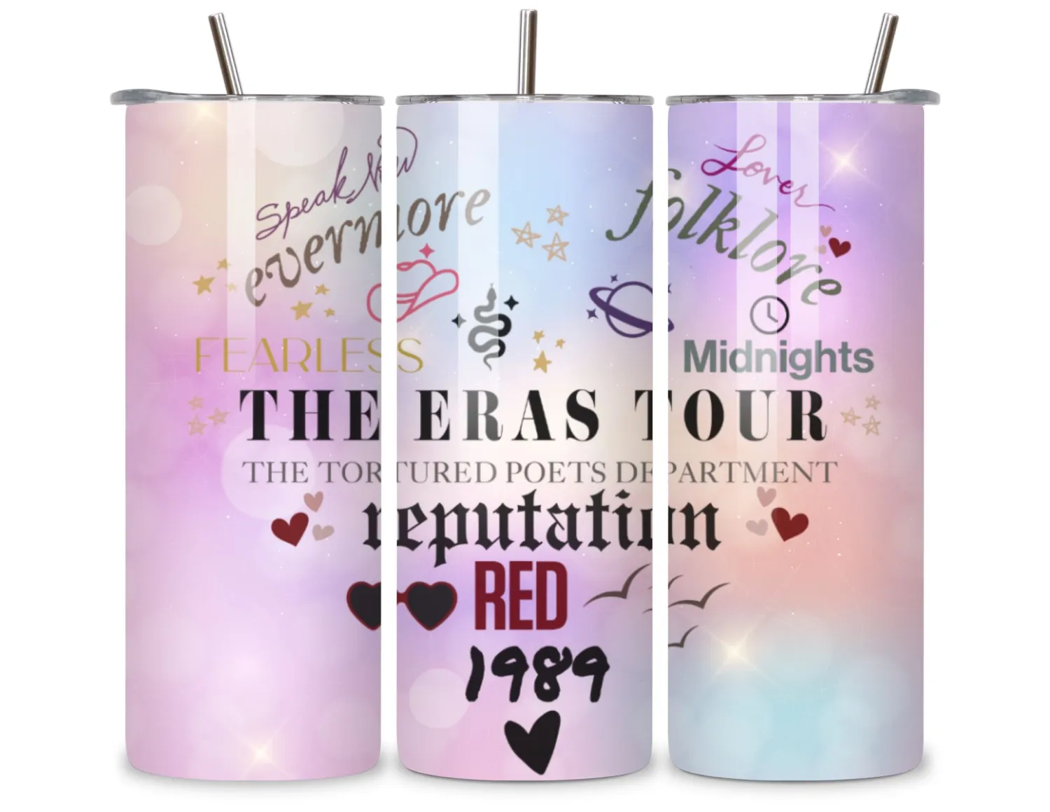 Taylor Inspired Album Heart 20oz Tumbler