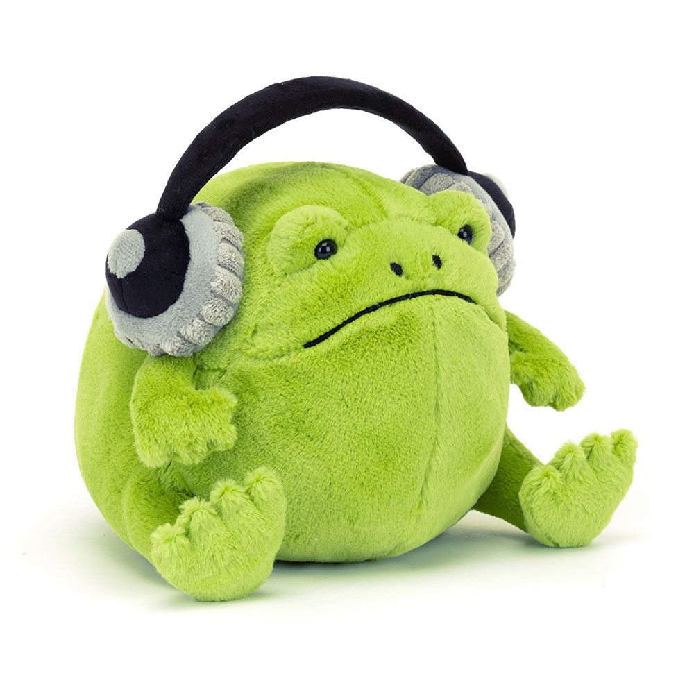Jellycat Ricky Rain Frog w/ Headphones
