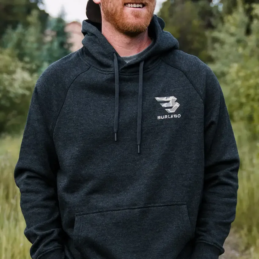 Burlebo Fleece Hoodie - Camo Signature Logo