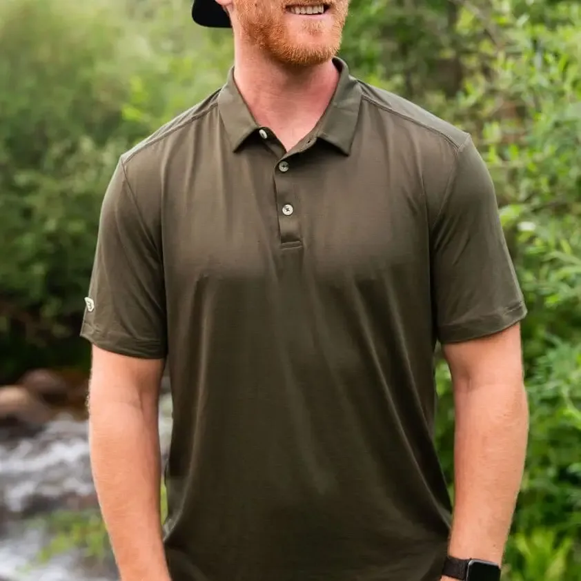 Burlebo Performance Polo - Mallard Green