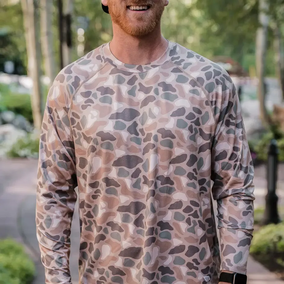 Burlebo Long Sleeve Performance Tee - Pintail