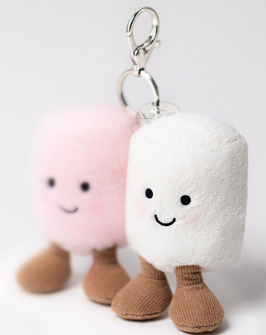 Jellycat Amuseables Pair of Marshmallows Bag Charm