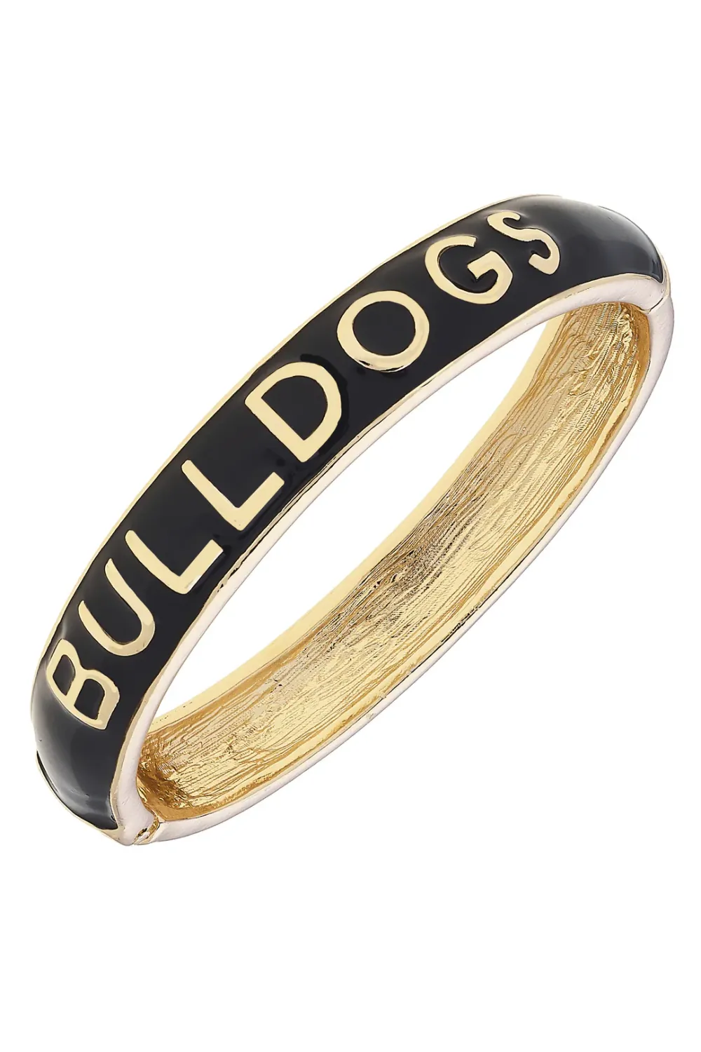 Georgia Bulldogs Sculpted Enamel Hinge Bangle
