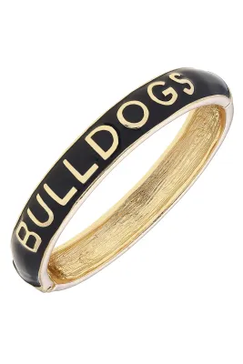 Georgia Bulldogs Sculpted Enamel Hinge Bangle