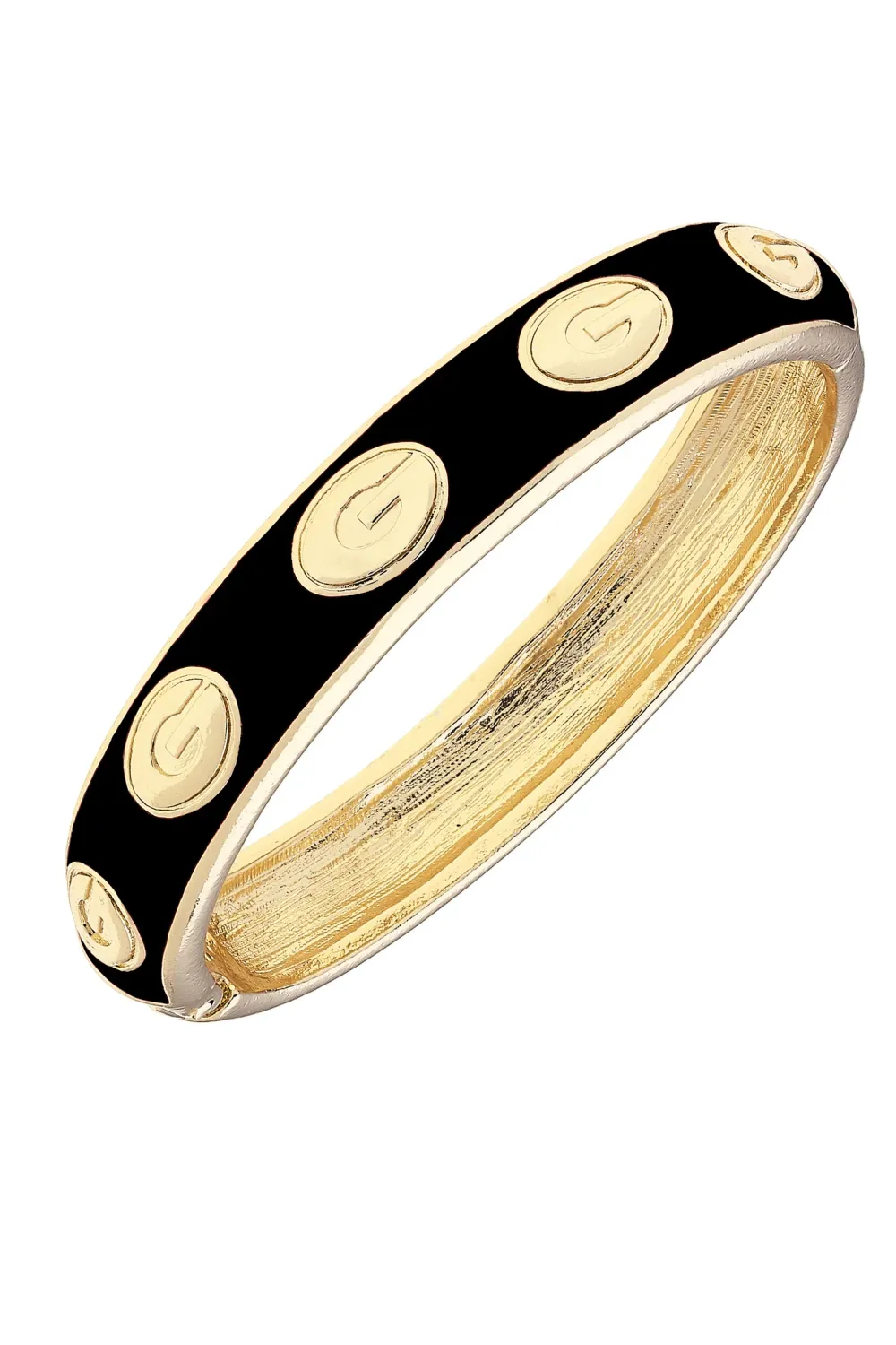 Georgia Bulldogs Sculpted Enamel Logo Hinge Bangle