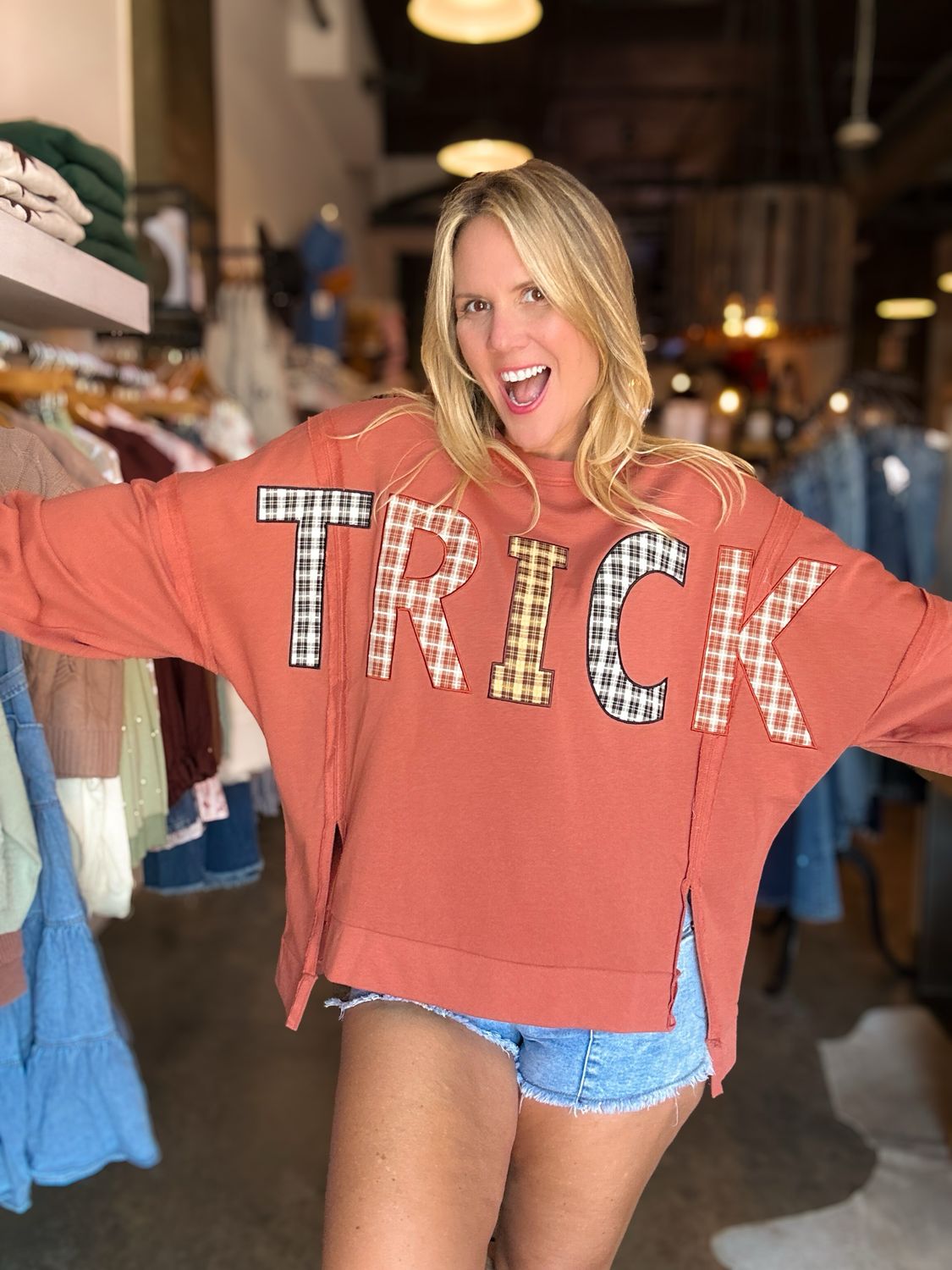 Trick or Treat Oversized Sweater