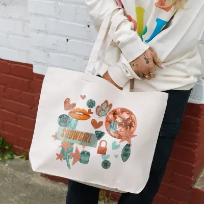 Showgirl Collage Tote