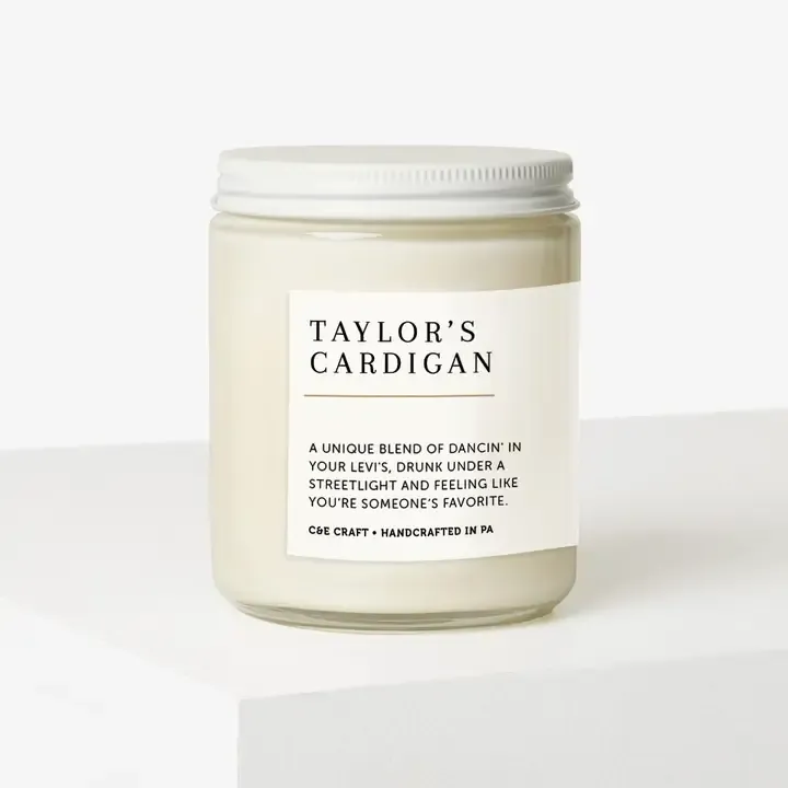 Taylor&#39;s Cardigan Scented Candle
