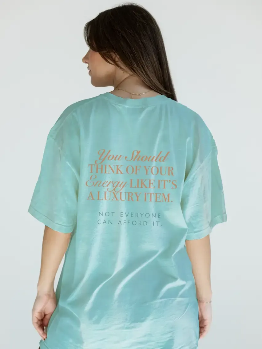 Chalky Mint Protect your Energy T-Shirt Chalky Mint Protect your Energy T-Shirt