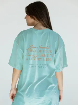 Chalky Mint Protect your Energy T-Shirt Chalky Mint Protect your Energy T-Shirt