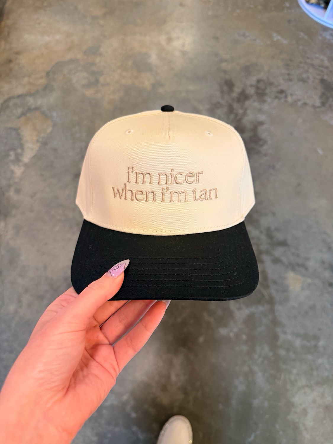 I'm Nicer When I'm Tan Hat