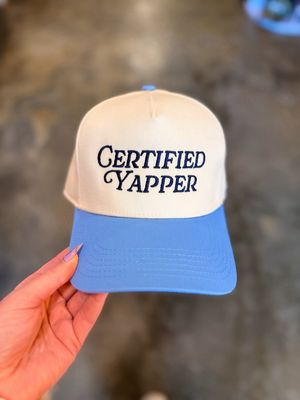Certified Yapper Two Toned Hat