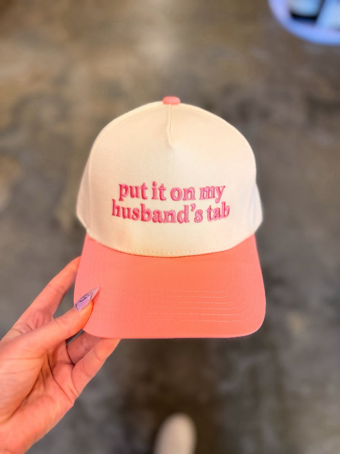 Put It On My Husband's Tab Hat