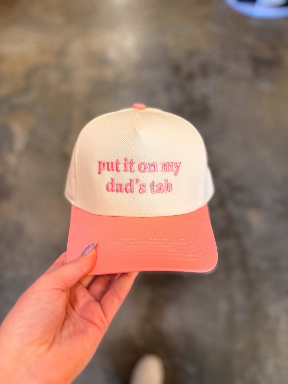 Put It On My Dad's Tab