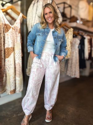 Blush Camo Cozy Joggers