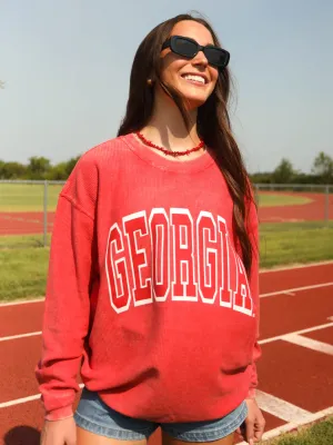 Georgia Classic Cord Sweatshirt