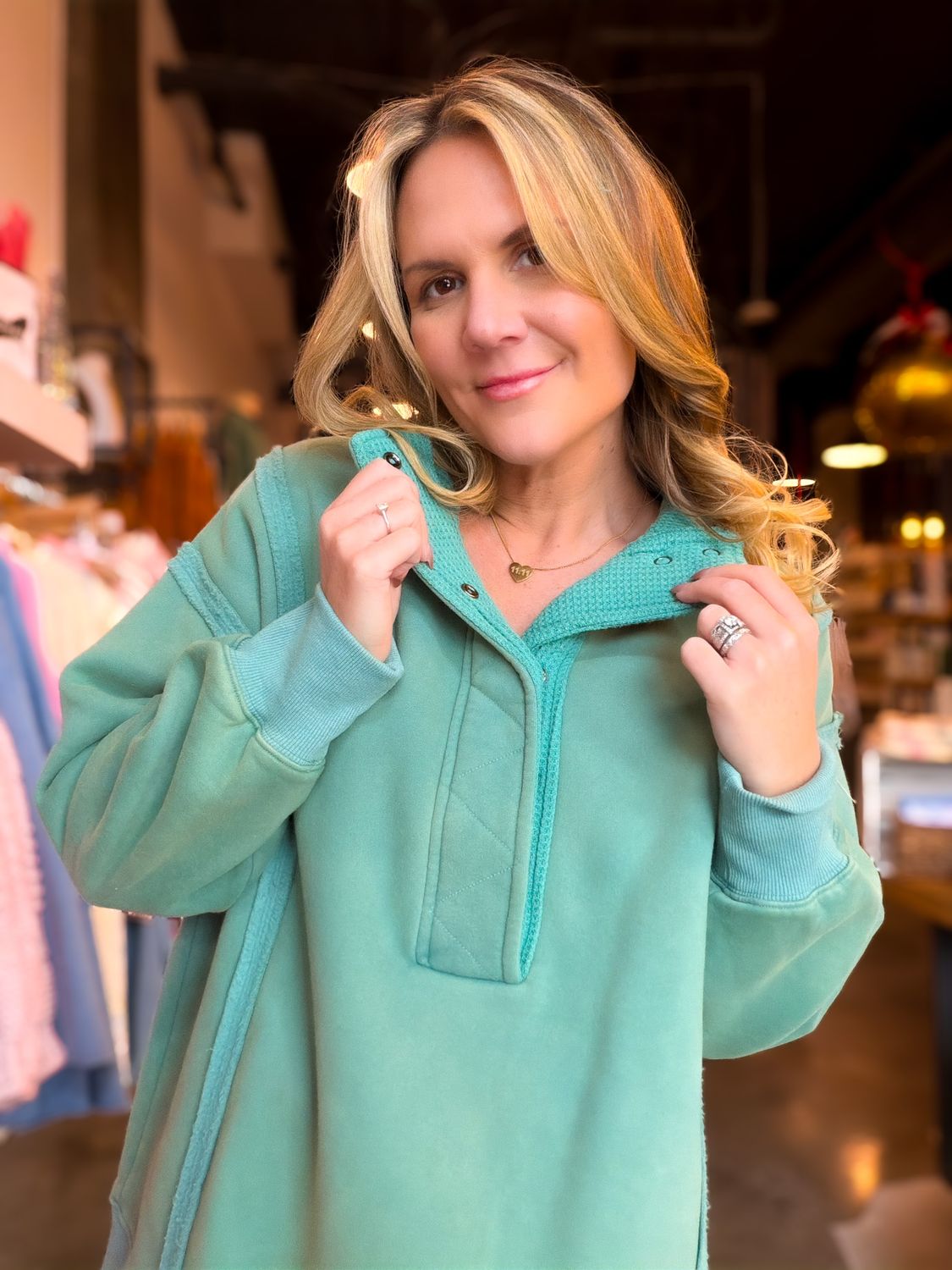 The Evergreen Ease Fleece Pullover 💚