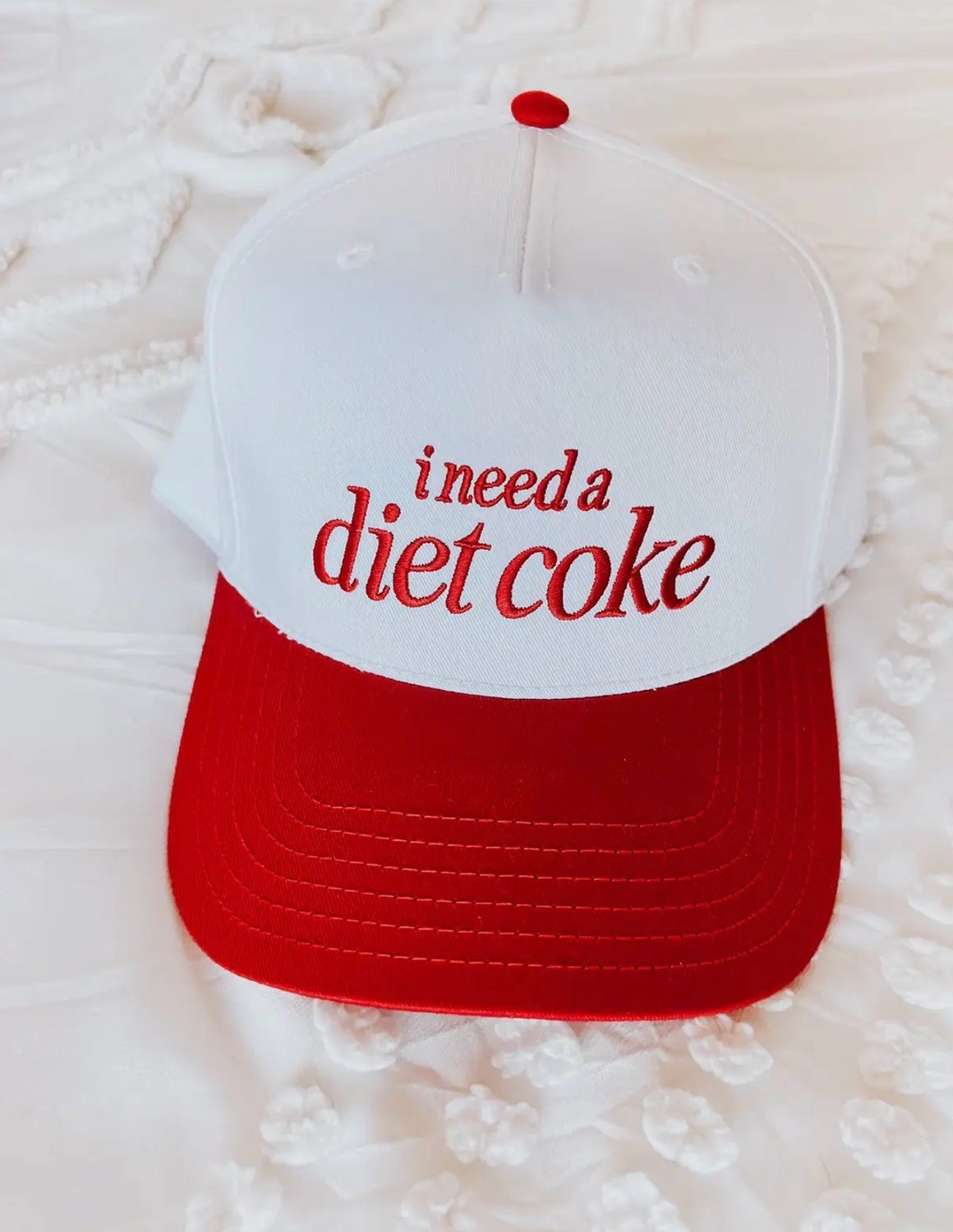 I need a diet coke Embroidered Ball Cap 