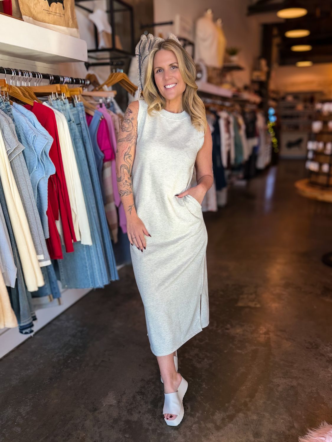 The Sunday Stroll Midi Dress