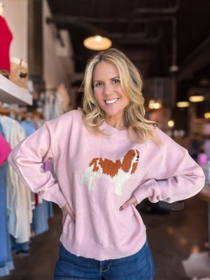 Puppy Love Knit Sweater 💗