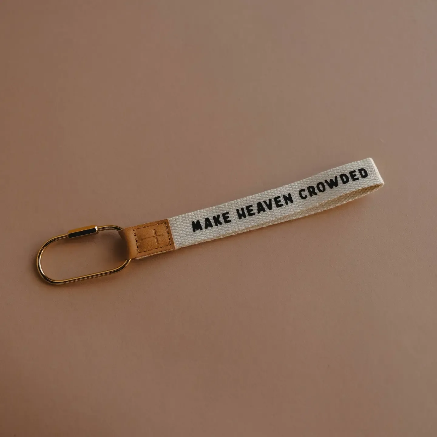 Make Heaven Crowded Wristlet Keychain