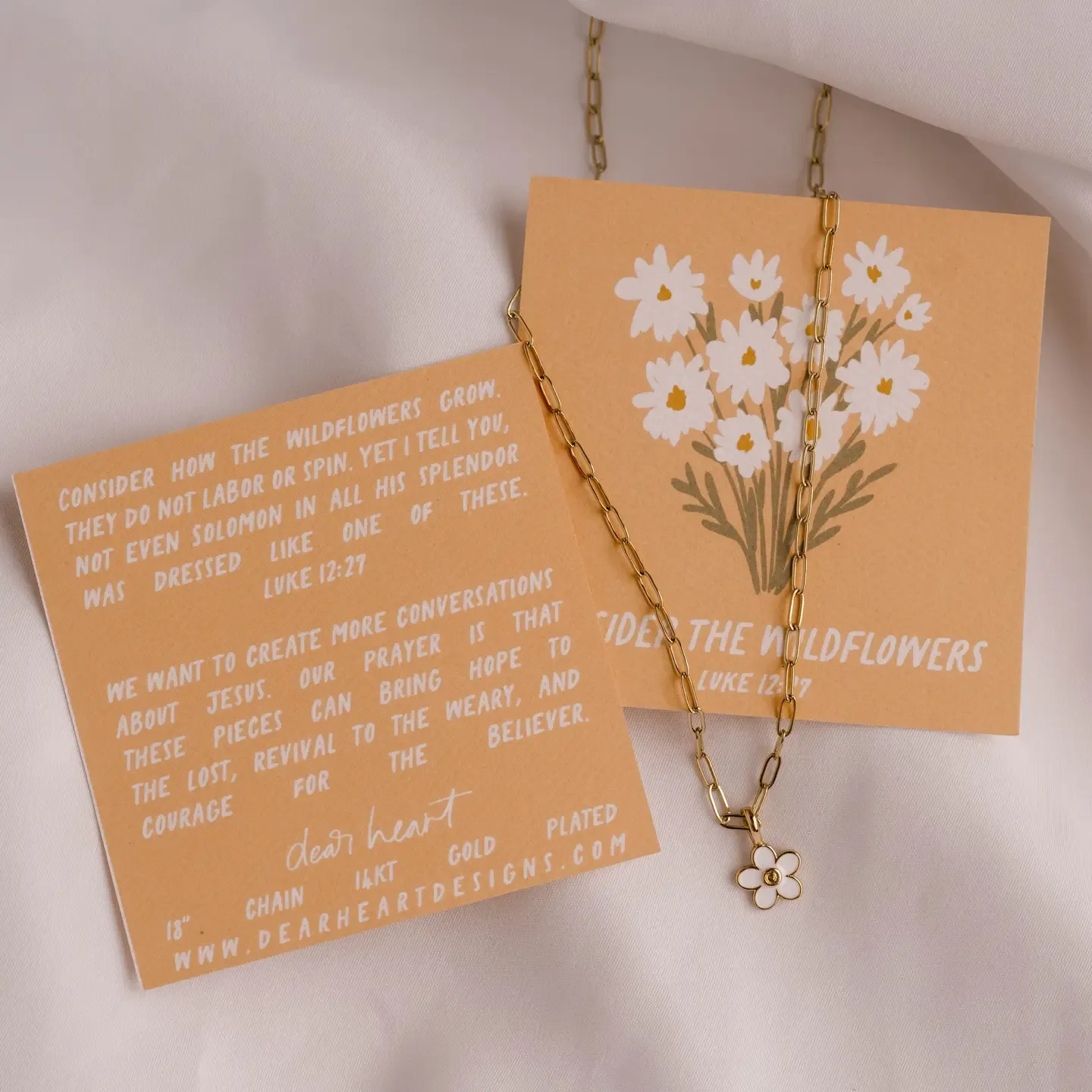 Consider the Wildflowers Charm Necklace