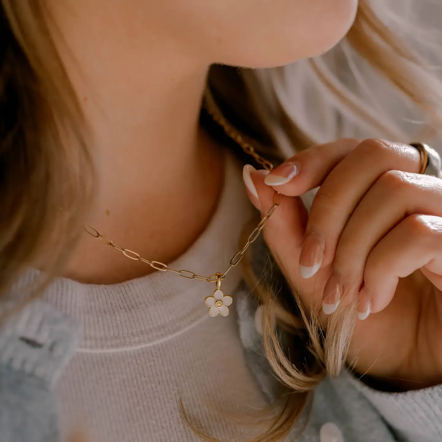 Consider the Wildflowers Charm Necklace