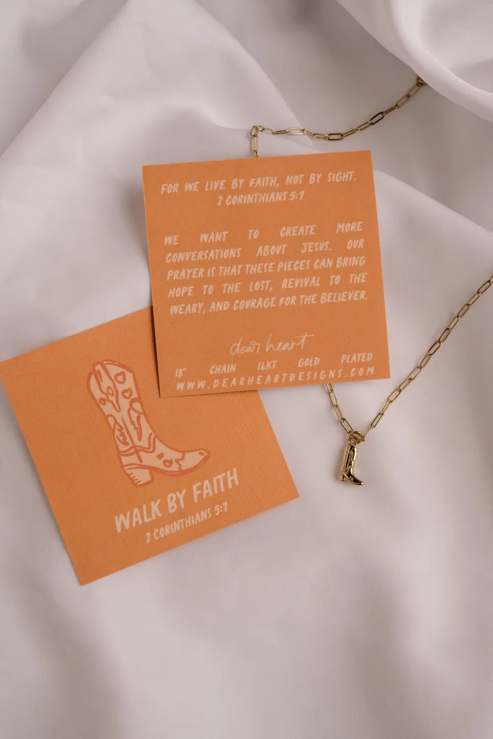Walk by Faith Charm Necklace