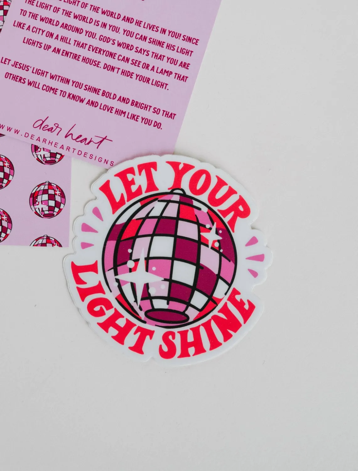 Let Your Light Shine Sticker