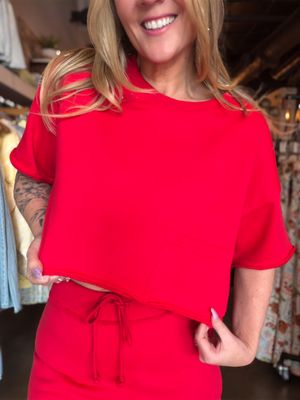 ​Sunset Sport Cropped Tee