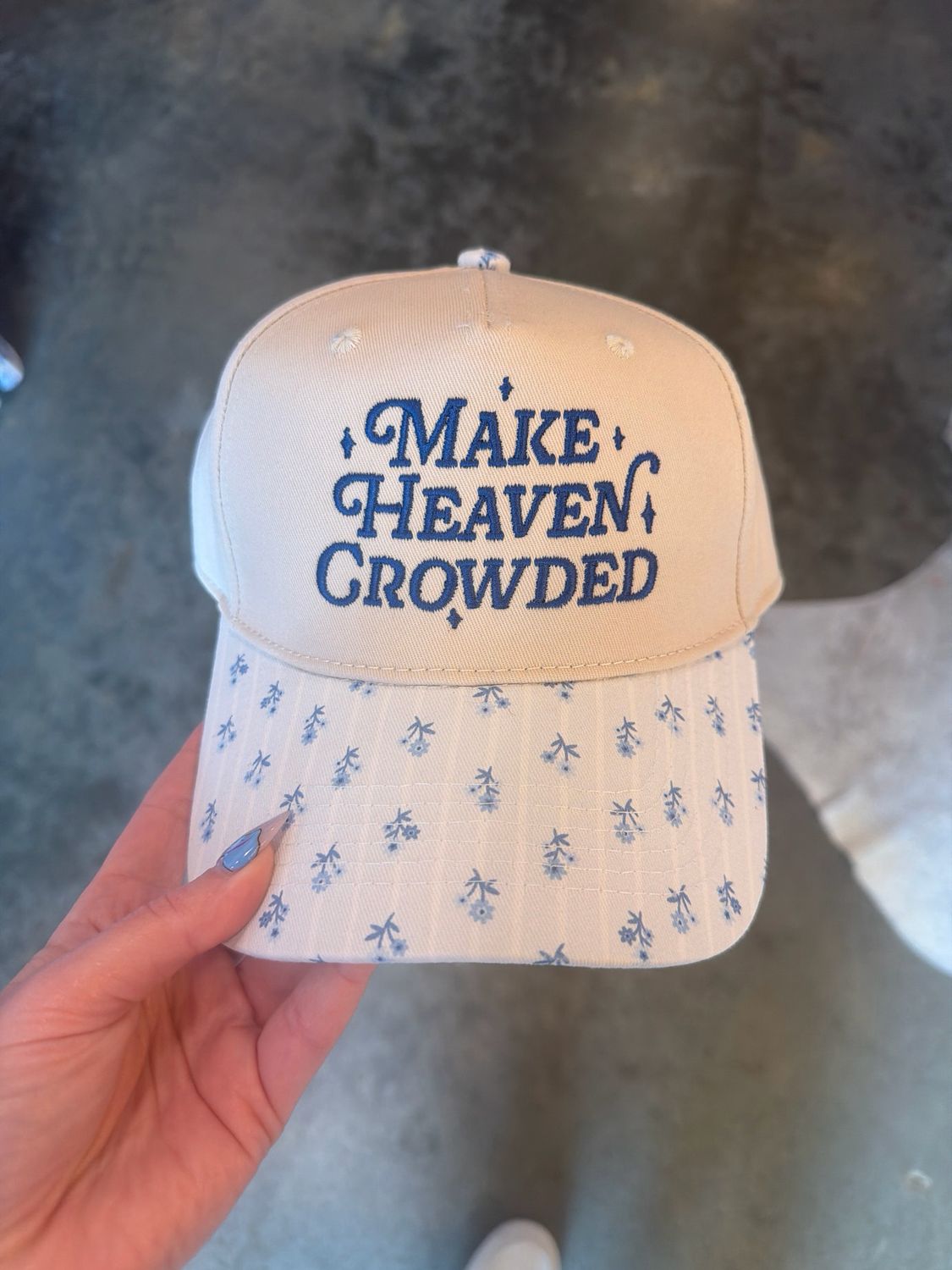 Make Heaven Crowded Floral Hat