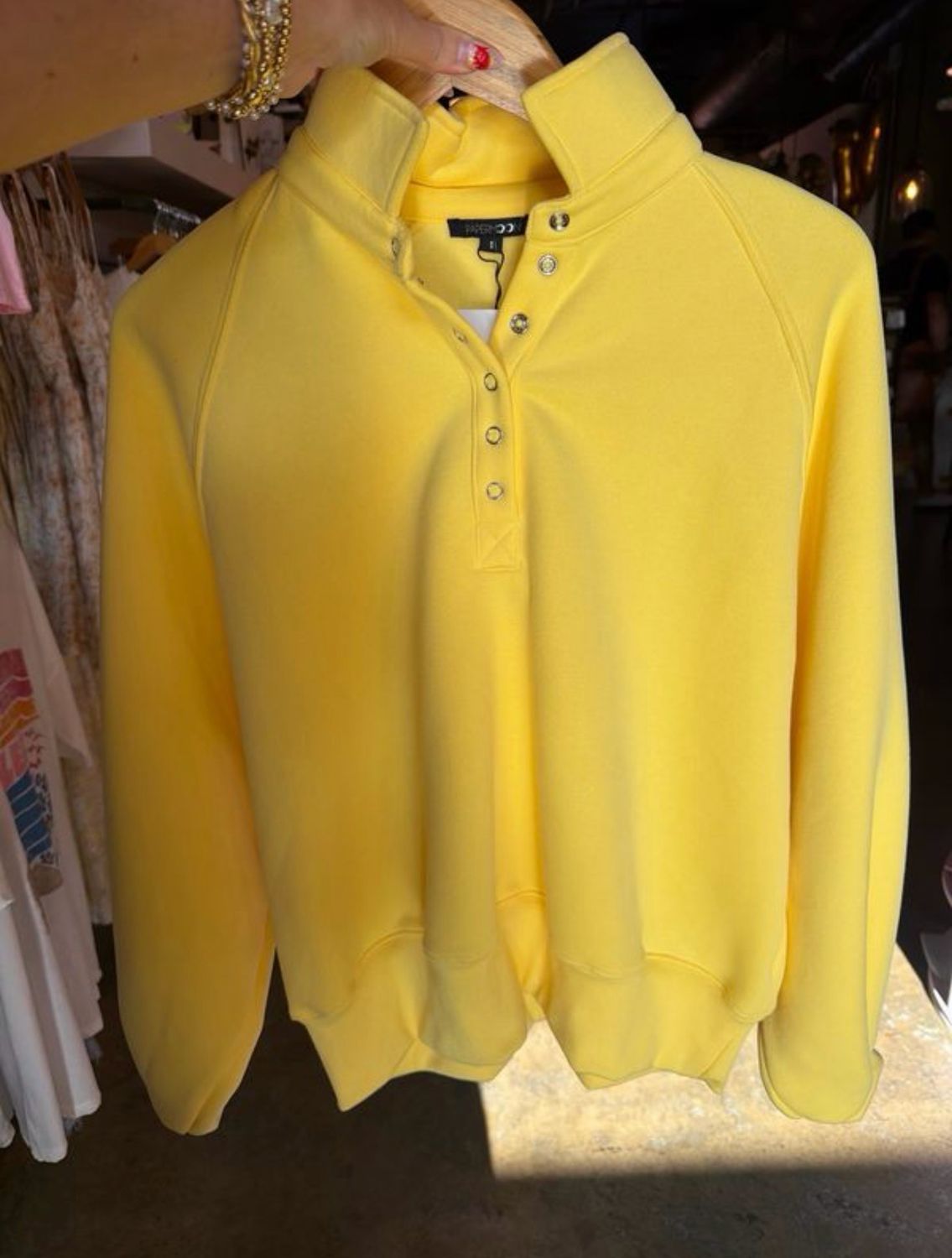 Piper Snap Button Collared Pullover 