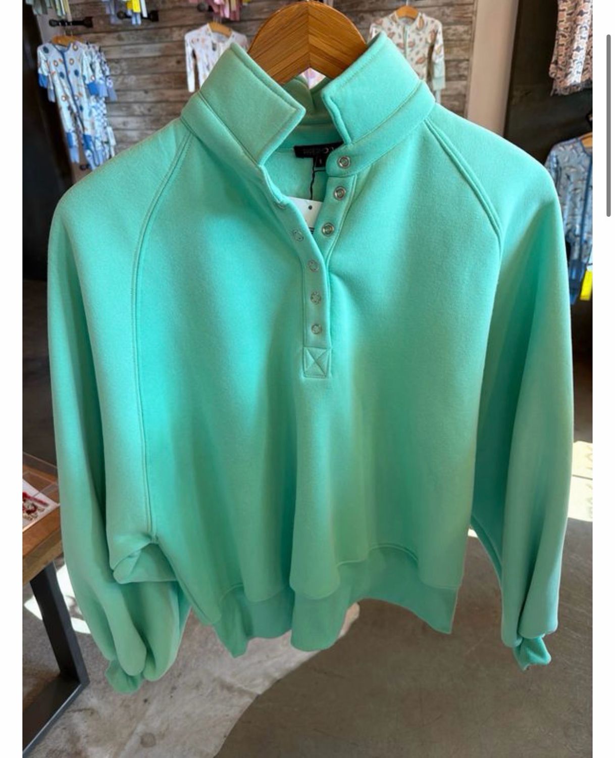 Piper Snap Button Collared Pullover