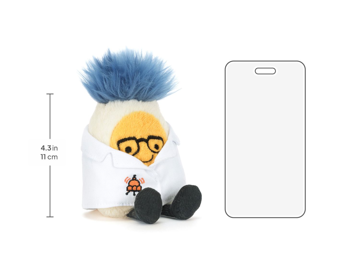 Jellycat Boiled Egg Scientist Outfit