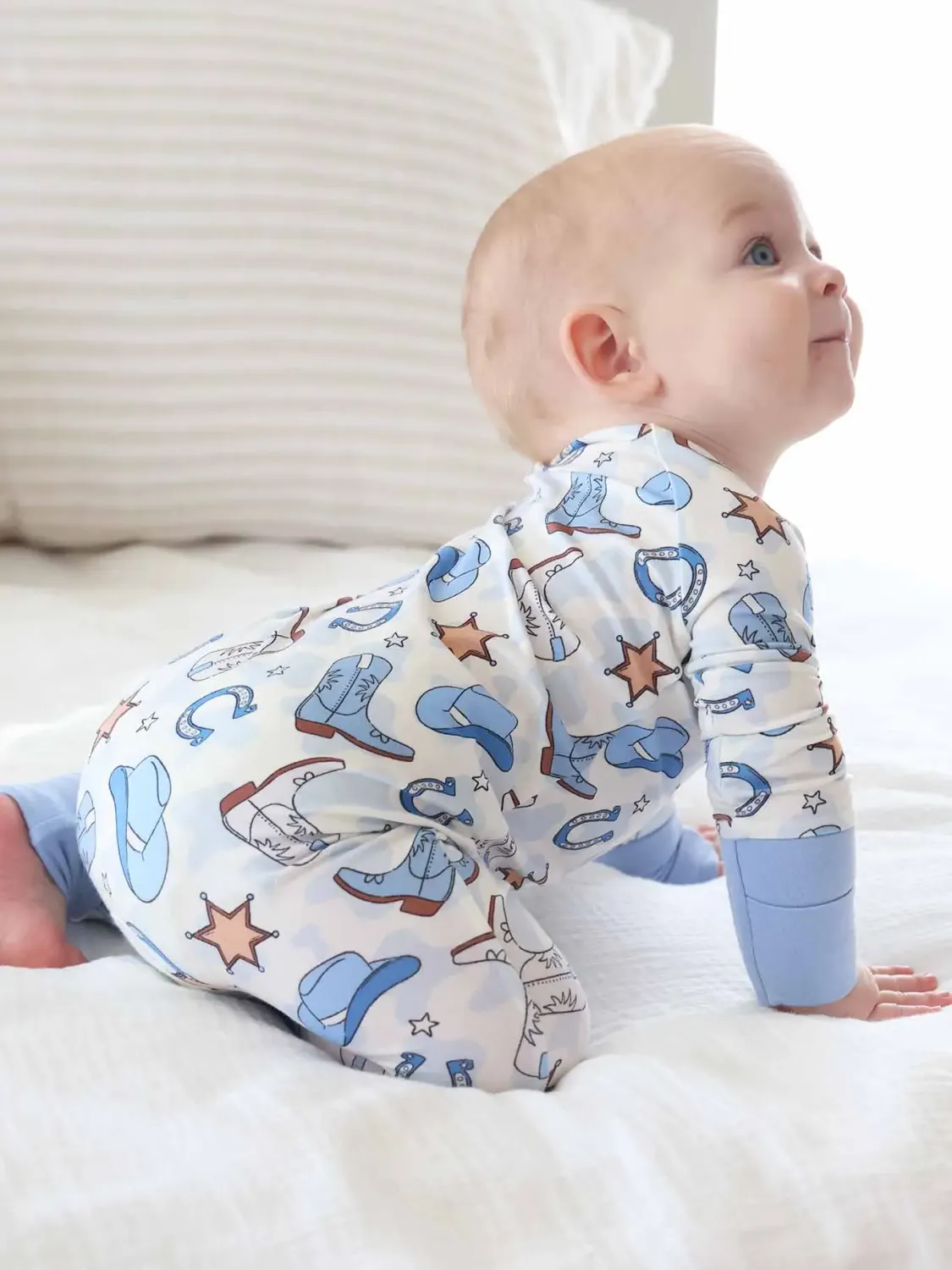 Caden Lane Rodeo Dreams Zip Romper