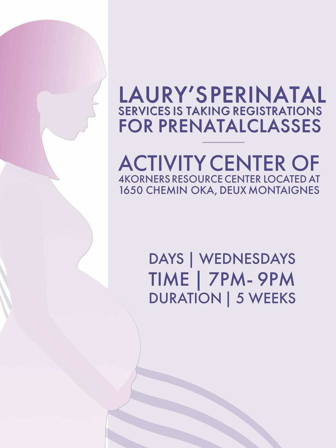 Prenatal classes (5 week series)