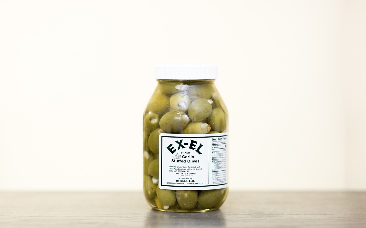 Garlic Stuffed Olives (must be kept refrigerated) Garlic Stuffed Olives (must be kept refrigerated)
